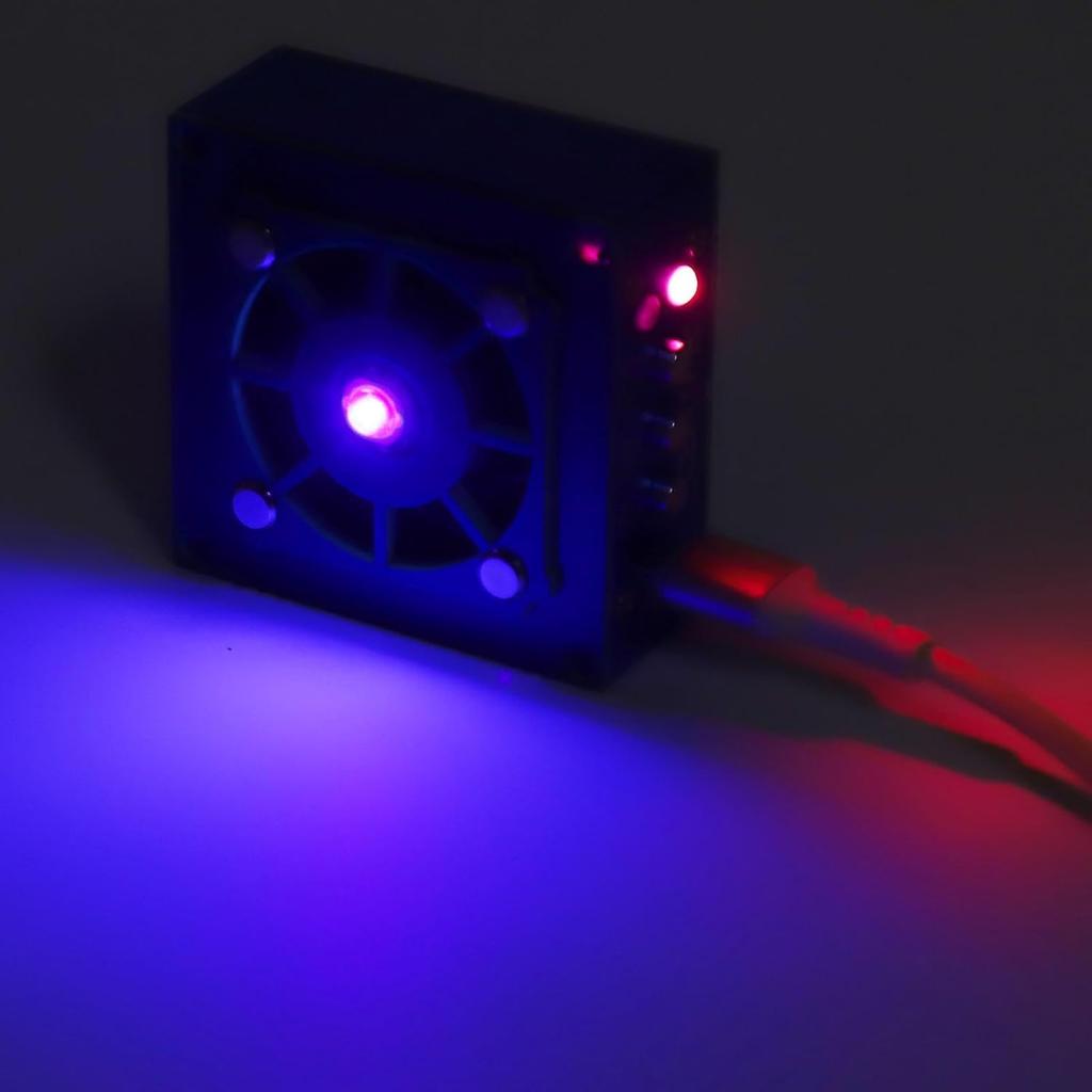 Fume Extractor, 3 Speeds Battery Powered Smoke Extractor Fan Curing Cooling Smoke Exhaust Solder Smoke Absorber Remover for DIY Working, Soldering