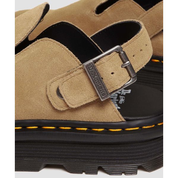 Dr. Martens Zebzag Suede Casual Slingback Platform Mule Savannah Tan Unisex tenisky 31737439