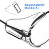 2Pairs Pc Eye Glasses Side Protector Flexible Comfortable Slip-on Side Shields for Protective Eyewear Goggles Safety Glasses