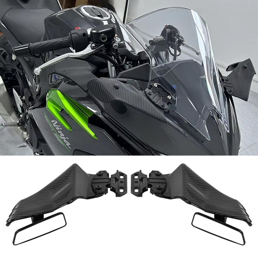 For Yamaha YZF-R6 Honda CBR650R CB1000RR Universal Side Rearview Mirror Fairing Kawasaki Ninja 250 300 400 ZX-6R ZX-4R ZX-10R