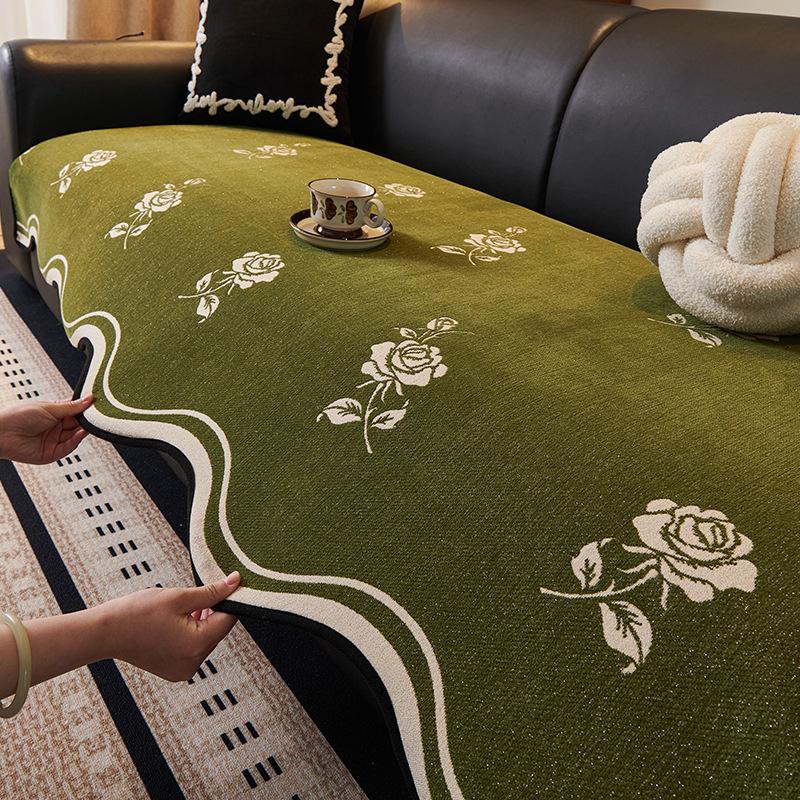 

Advanced Special-Shaped One-Piece Combination Sofa Cushion New Four-Season Universal Irregular Sofa Seat Cushion Cover 90*70cm