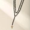 Collier Pendentif Croix Chaîne Design Simple Mode Femme Personnalisé Tendance Quotidien Cent Accessoires Cadeaux