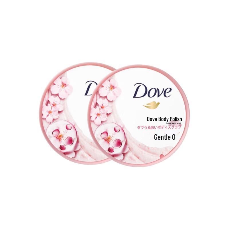 DOVE Cherry Blossom Body Moisturizing Scrub - Twin Pack