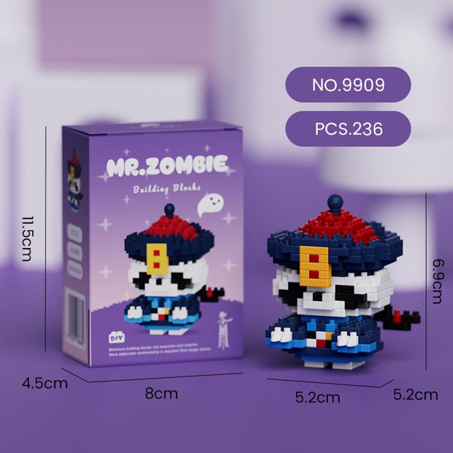 Halloween Ornament Mini Actionfiguren Geist Mikro-Bausteine DIY Kinderspielzeug Halloween-Geschenke