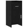 Sideboard Black Oak 40 X 36 X 80 Cm Engineered Wood