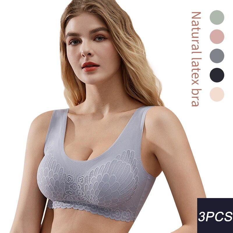 plus size latex free bras