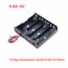 Custodia per Batteria con 1/2/3/4/5/6 Scomparti in Plastica Scatola per Batterie Organizzazione Batterie