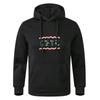 Autumn Teens Black Gray Long Sleeve Hooded Sweatshirt Hoodie Sportswear