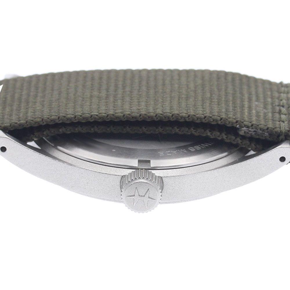 Used Hamilton HAMILTON H694390 Khaki Field Mechanical Manual Winding Men's Very Good Condition _958447