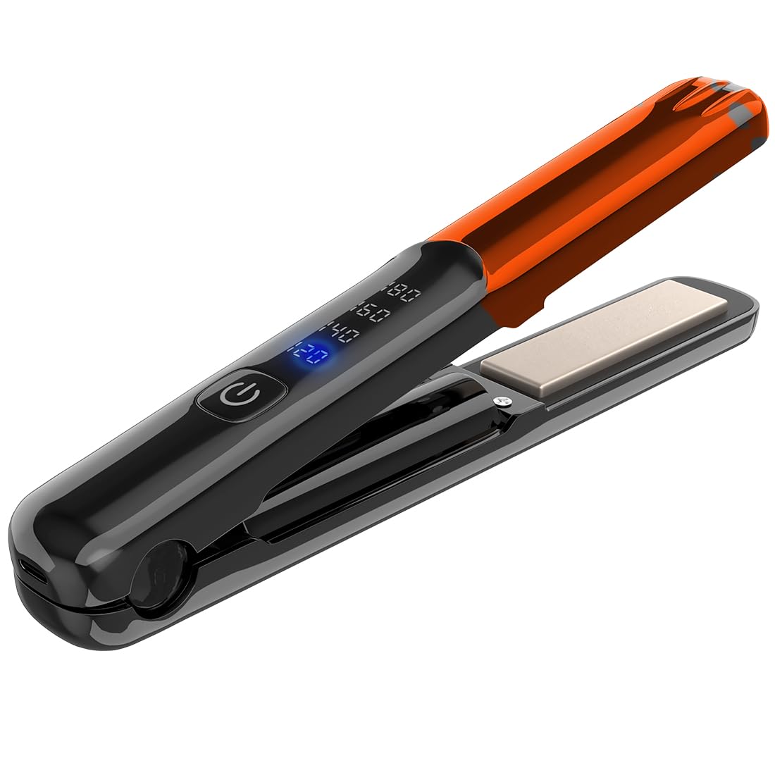 

Cordless Mini Hair USB Straightening and Curling 4 Temperature Ideal for Home and Travel Straightener, Portable, Rechargeable, 2-Way Function,