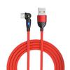 Portable USB to Type C Fast Charging Wire with 180° Connectors for Easy Gaming and Video Watching