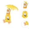 Duck Holding Umbrella Statue Resin Figurine Creative Collectible Craft Garden Decoration Animal
