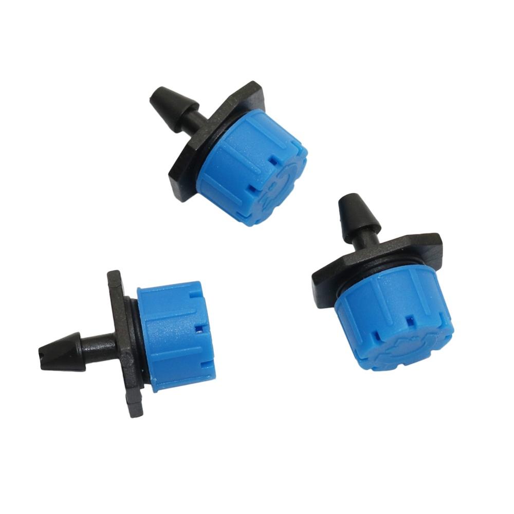 Adjustable Dripper Garden Agriculture Irrigation watering Greenhouse Micro Drip irrigation dripper 1000 Pcs синий