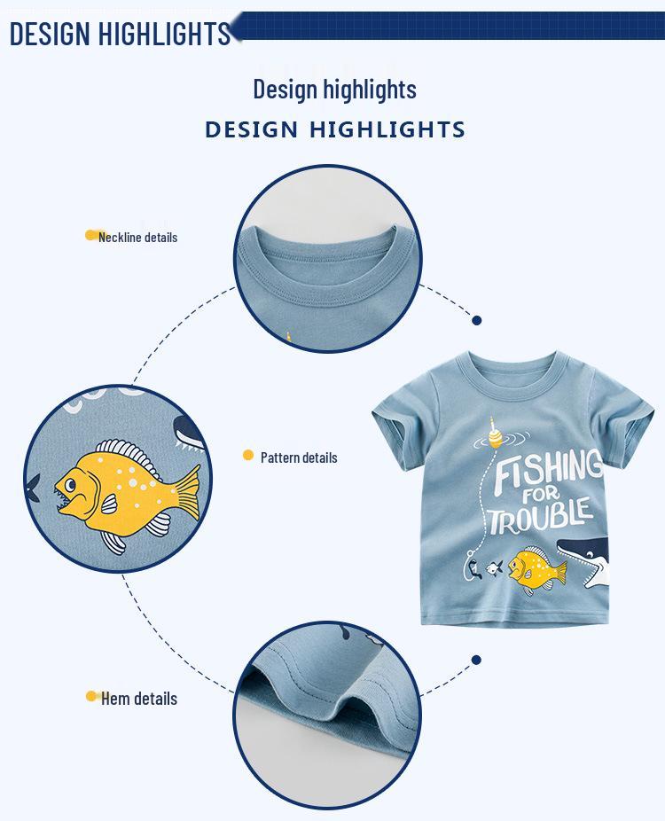 2024 Summer New Arrivals: Kids' Short Sleeve T-Shirts