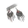 Ethnic Tibetan Tassel Earrings for Women, Miao Silver Long Dangles, Retro Exotic Style, High-Quality.