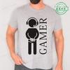 Mens Game Controller Graphic Short Sleeve TShirt Breathable Gamer Gaming Printed Tops Tee for Women Summer Casual Sportswear