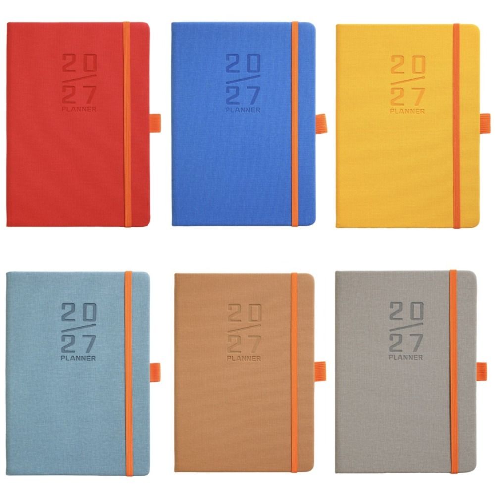 English A5 Agenda Planning Notebook 12 Months Office Work Planner Diary Writing Pads  Business