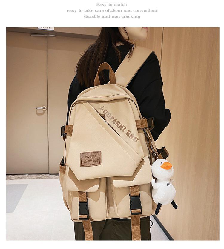 Trendy Large-Capacity Backpack for Students - Perfect for Junior High, High School, and College