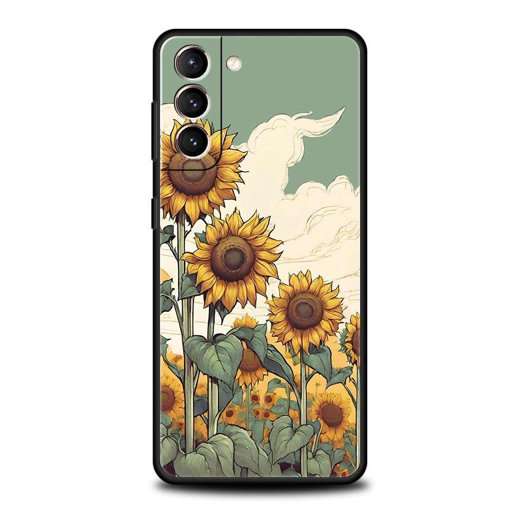 Cute Cartoon Candy Painted Phone Case For Samsung Galaxy S24 S23 S22 S20 Ultra S21 FE 5G S10 S9 Plus S10E S8 Soft Silicone Cover
