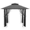 Gazebo with Side Walls Anthracite 300 X 300 X 270 Cm Steel