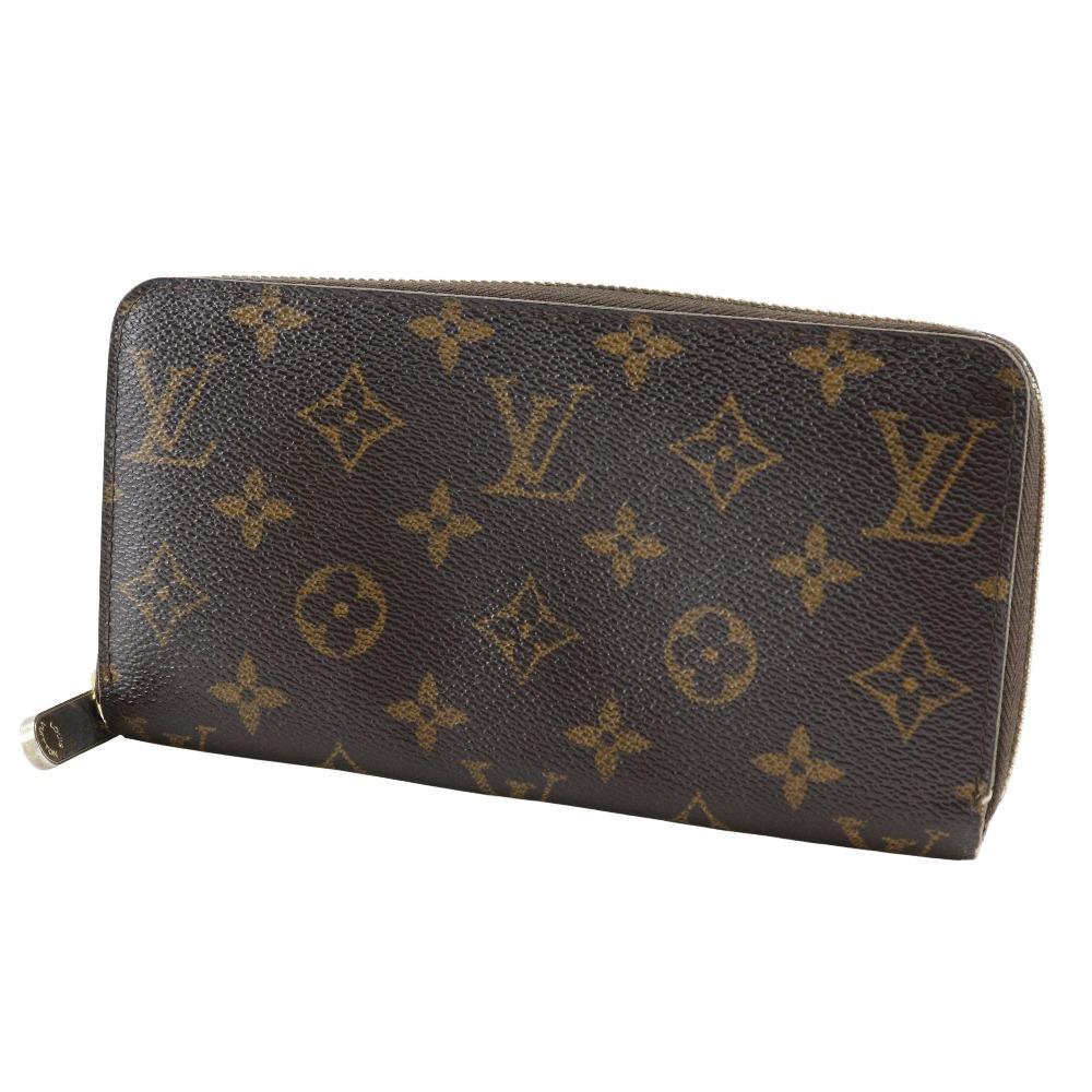 LOUIS VUITTON Zippy wallet Purse M60017 Brown Monogram canvas Women Used