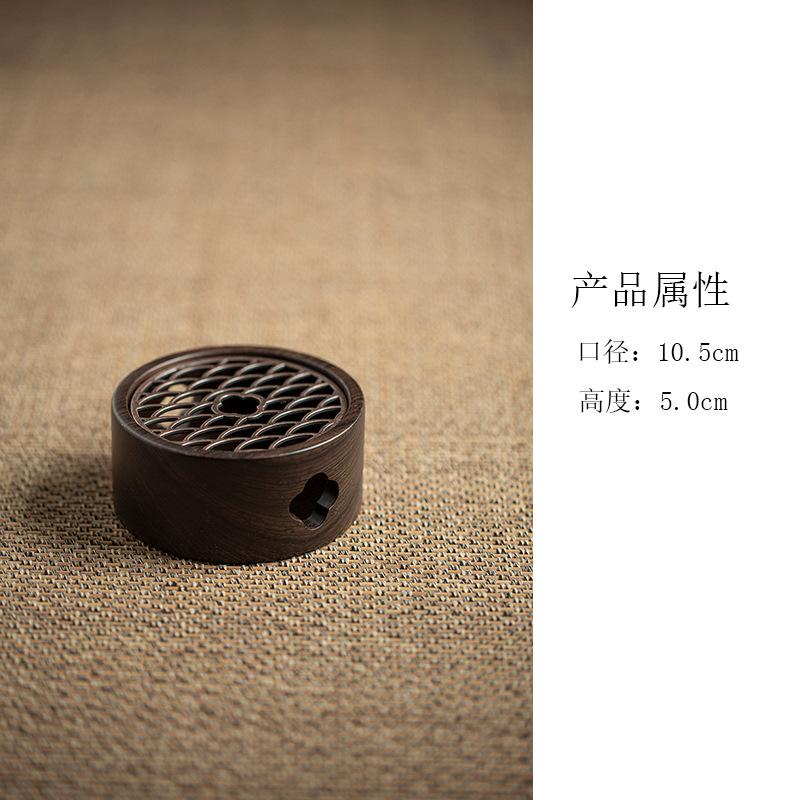 Wooden Tea Warmer Tea Set Accessories Heating Insulation Base Candle Tea Brewing Base Warmer Insulation Device