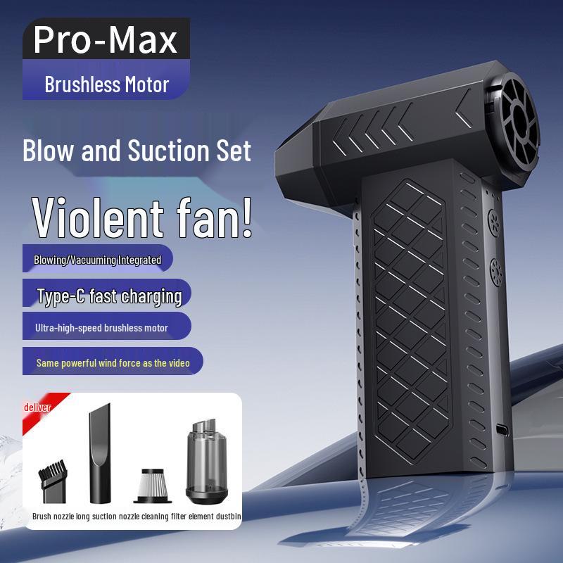 

International High-Power Brushless Turbo Fan Hair Dryer & Household Duster Handheld