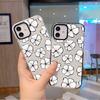 Summer Transparent Mobile Phone Case iPhone15 White Flower 16 Simple Women's Mobile Phone Case Apple 17 Anti-drop Soft Case