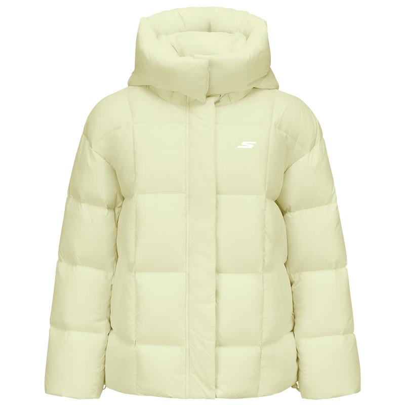 SKECHERS Women s P425W134 Short Water-Resistant Down Jacket M