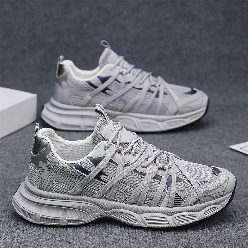 

2025 summer men s new mesh shoes daily sports casual shoes versatile men s trendy shoes youth sports shoes 39