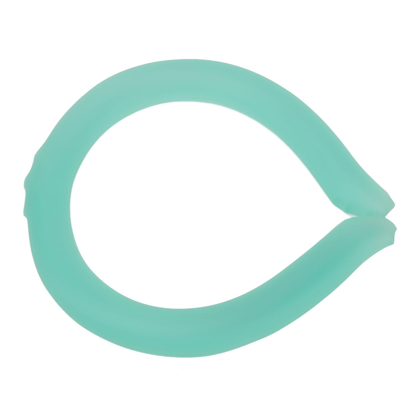 

Носимая охлаждающая трубка для шеи от летней жары, многоразовая, hands-free, уменьшает отечность, охлаждающая повязка для шеи светло-зеленый