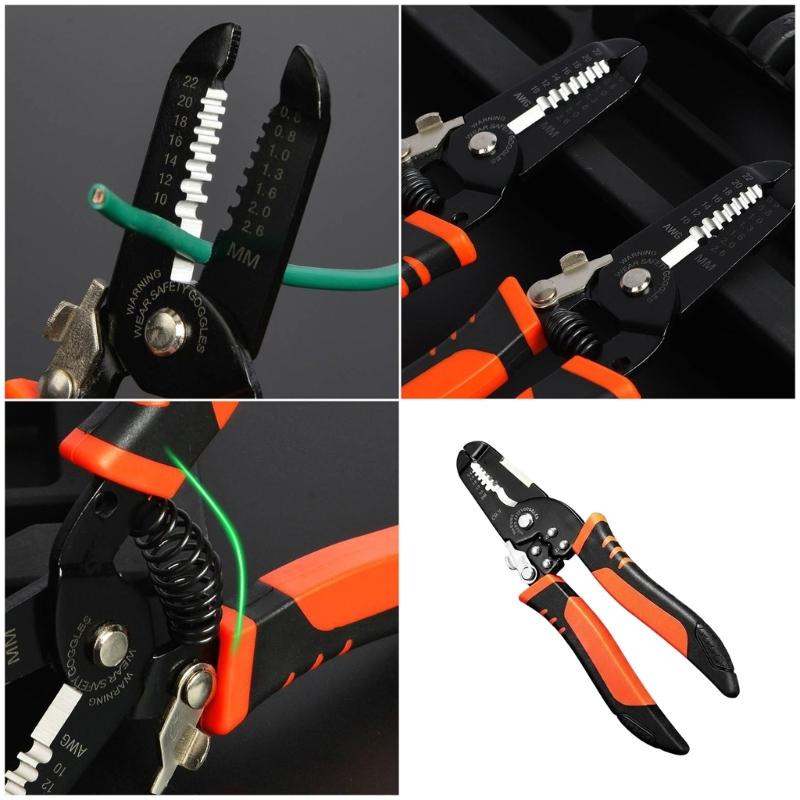 Wire Stripper Tool Multitools Pliers Stripping Cutter Crimping Cable Wire Cutter Electrician Repair Tool