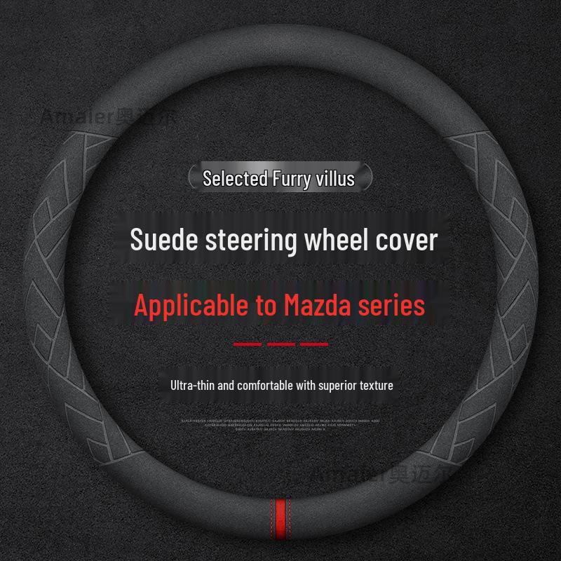 Mazda Lenkradabdeckung für Angkesaila, CX4, Atenza, CX5, Ruiyi, CX30, Xingcheng 6/8 - Wildleder-Finish