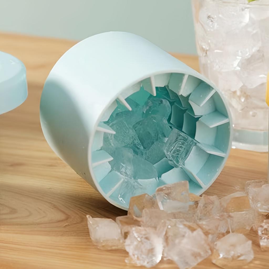 Silikon-Eiswürfelform mit leichtem Lösen, langlebige Zylinderform für perfekte Eiswürfel, ideal für Hausbars & Küchen