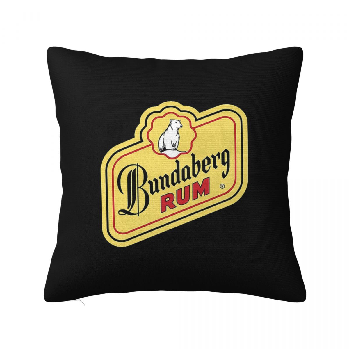 Bundaberg Rum Square Pillowcase Cushion Cover Pillow Case Throw Pillow Cover for Home Bedroom Car 12x12Inch