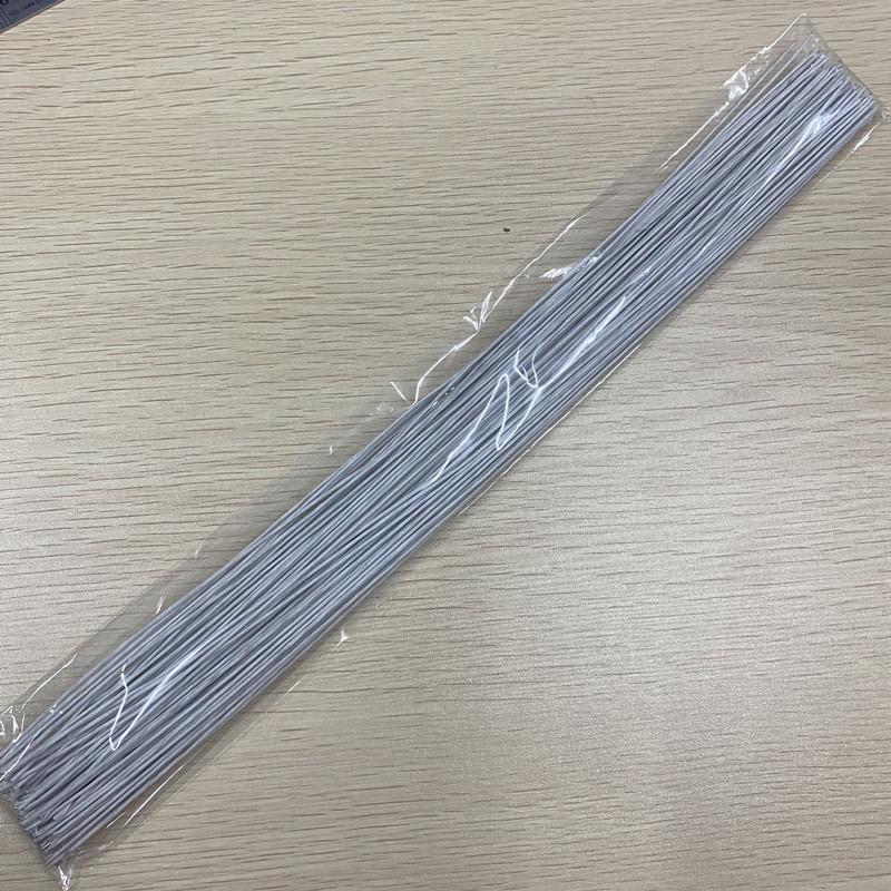 

100 шт./упак., оберточная проволока для цветочной бумаги 35 см для цветочных композиций, проектов DIY и свадебных букетов, обертка стебля букета цветов своими руками 1 Pack of 100pcs зелёный