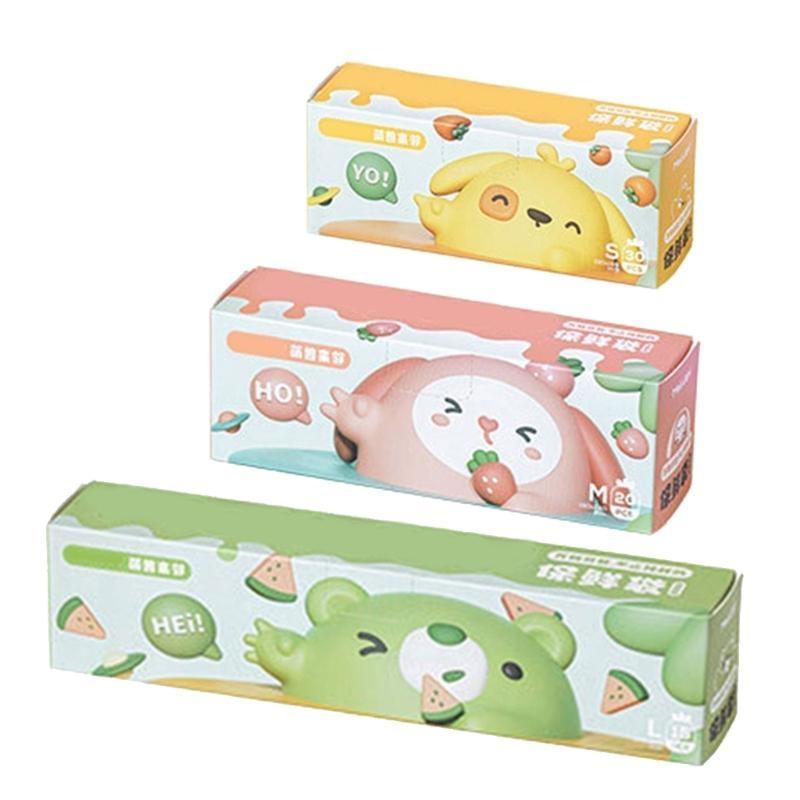 Fashionable Reusable Bags Portable for Kitchen Storage and Safety