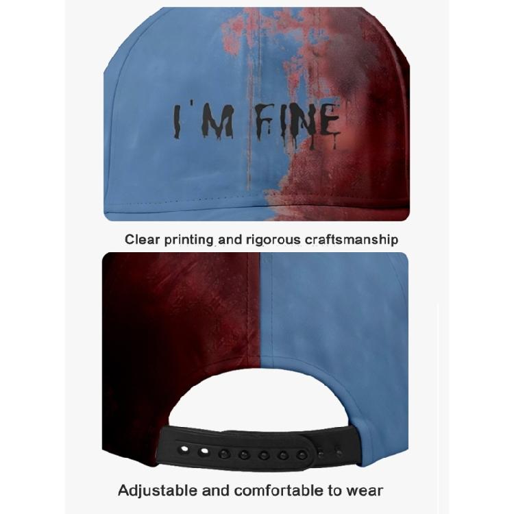 Creep Halloween Baseball Hat for Various Parties Unisex Baseball Caps for Costume Enthusiasts Halloween Props Headpiece