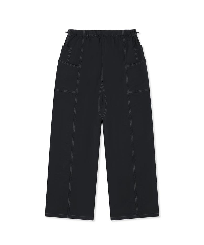 Mattengkim Multi Panel Parachute Pants In Black