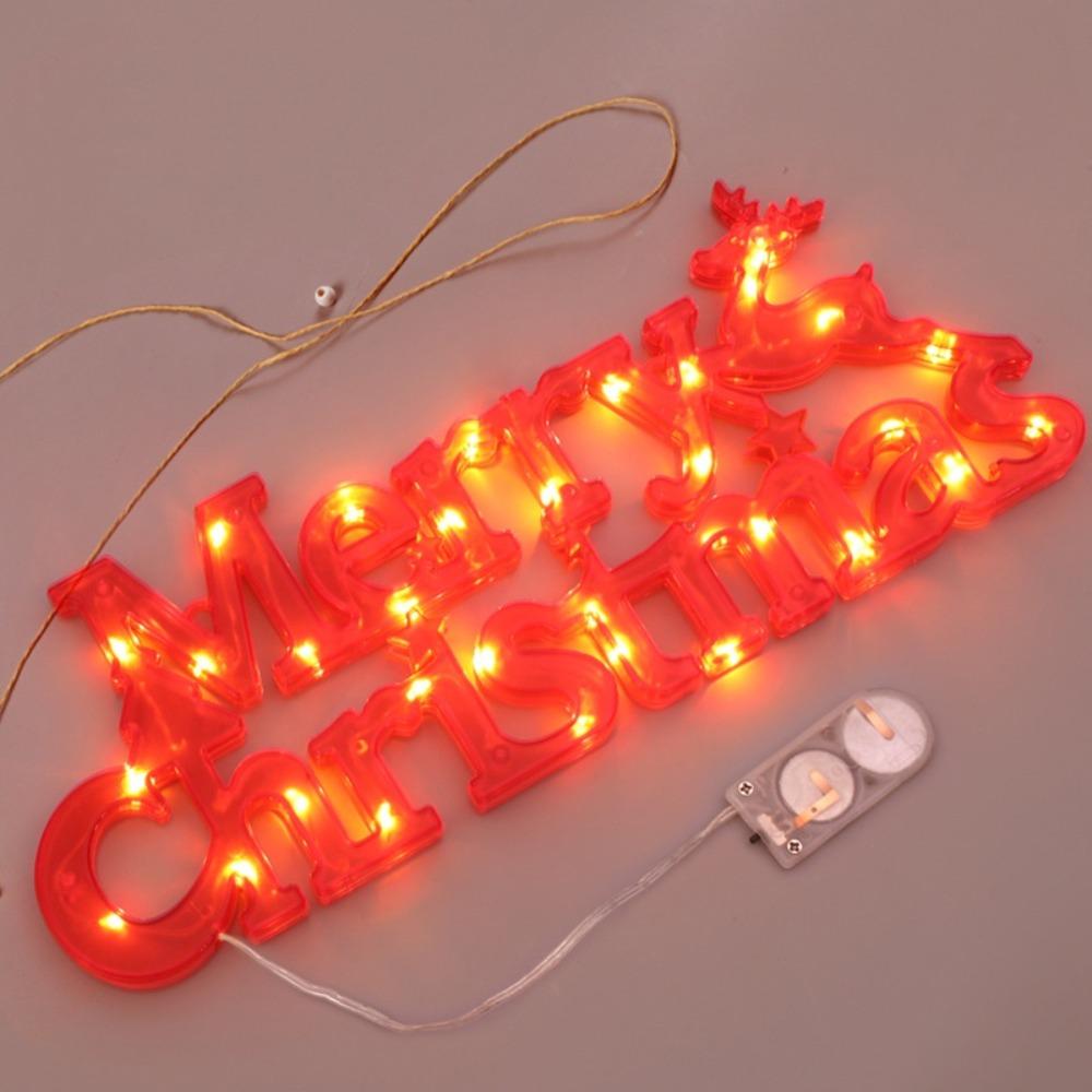 

Waterproof Christmas Decoration Items Three-dimensional Christmas Neon Light Room красный