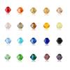 1000pcs  Wholesale Big Bag Colorful 4mm Bicone Crystal Beads Glass Beads Loose Spacer Beads Bracelet Jewelry Making Accessories