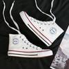 Cloth shoes men's and women's shoes new couple high-top canvas shoes casual single shoes