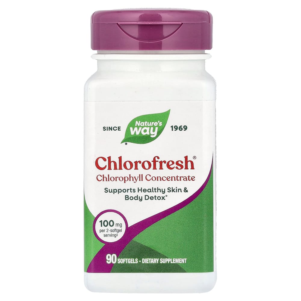 Nature's Way Chlorofresh Chlorophyll Concentrate 100mg Softgels, 90 Count