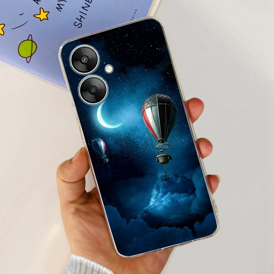 For Xiaomi Redmi 13C 5G Case Redmi 13R Stylish Painted Back Cover Soft Silicone Phone Case For Redmi 13R Redmi13C 5G Fundas Capa