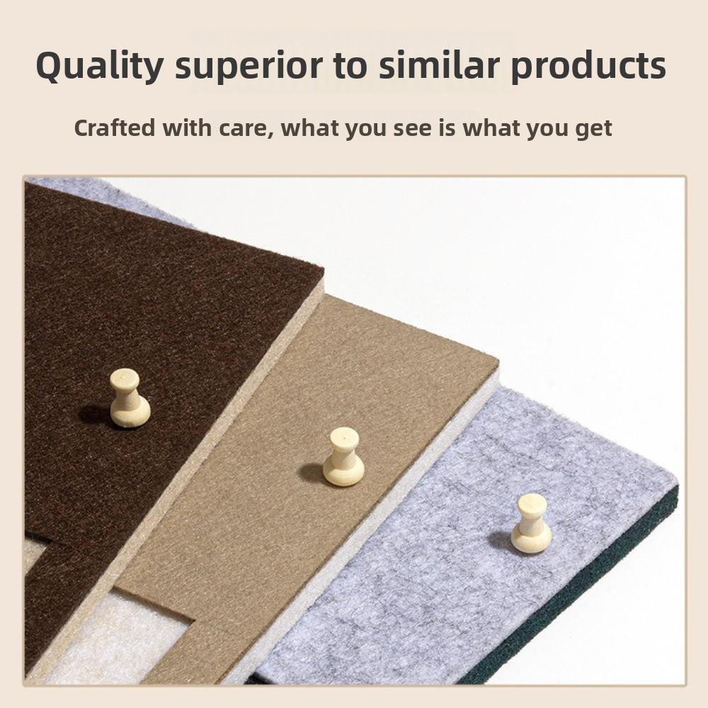 Does Not Hurt Wall Felt Board Decorative Display Rack Storage Board Photo Wall Sticker Self-adhesive Message Board