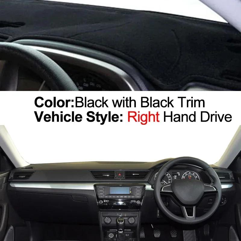 Car Dashboard Cover Non slip pad For Skoda Superb 3 B8 3V 2016 2017 2018 Car Dash Mat Sun Shade Pad Anti-UV Cushion