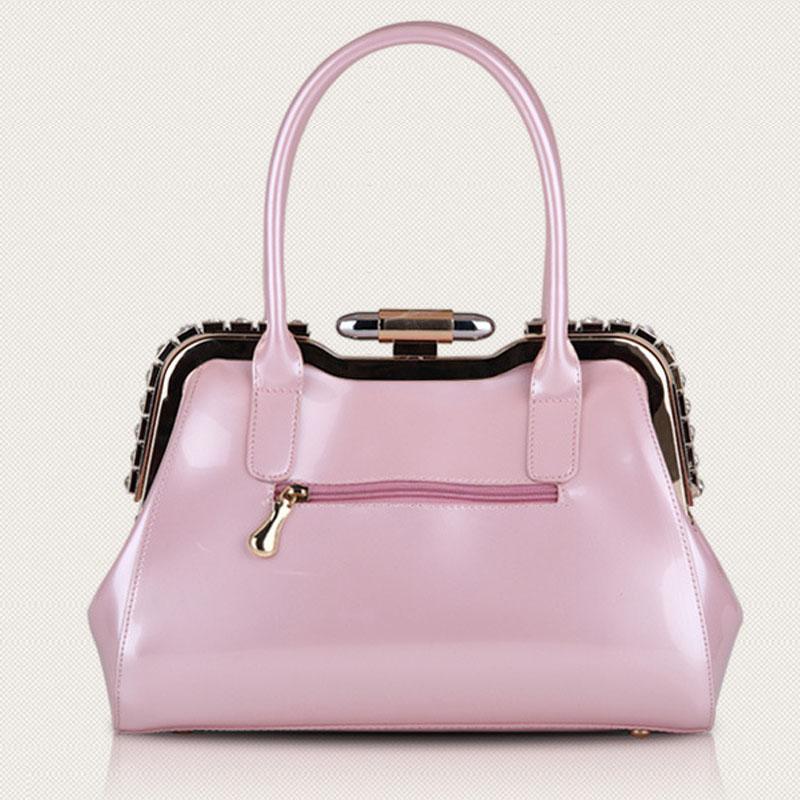 IELGY Weicher Griff, trägerlos, vertikal, quadratisch, PU, ​​einfarbig, modisch, tragbar, im europäischen und amerikanischen Stil