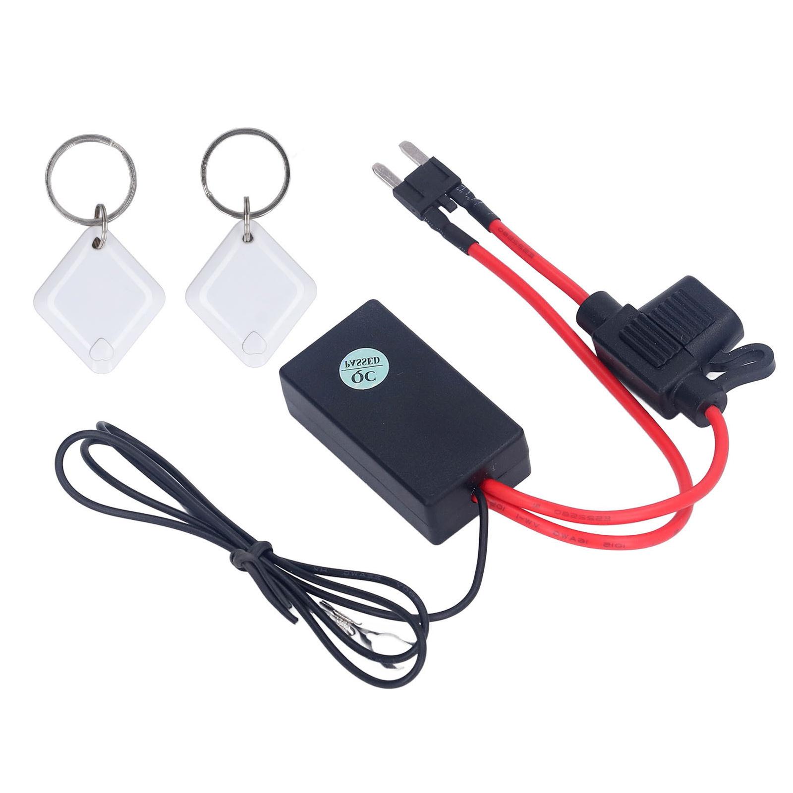 Wireless Remote Control Car Security System Auto Sensing Anti Hijacking Device Immobilizer Security for CarsMotorcycles 1