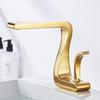 Miscelatore Monoforo Caldo e Freddo per Lavabo Bagno Cascata Rubinetto Cucina Miscelatori Lusso