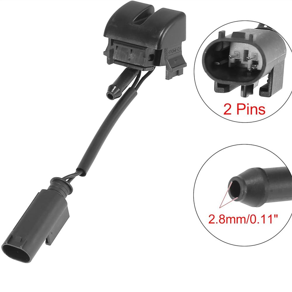 2PCS Front Windshield Washer Nozzle Left+Right Fit For BMW E46 323i 325i 328i